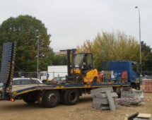 Il nostro servizio di trasporto muletto in cantiere (milano) Il nostro servizio di trasporto muletto in cantiere (milano)